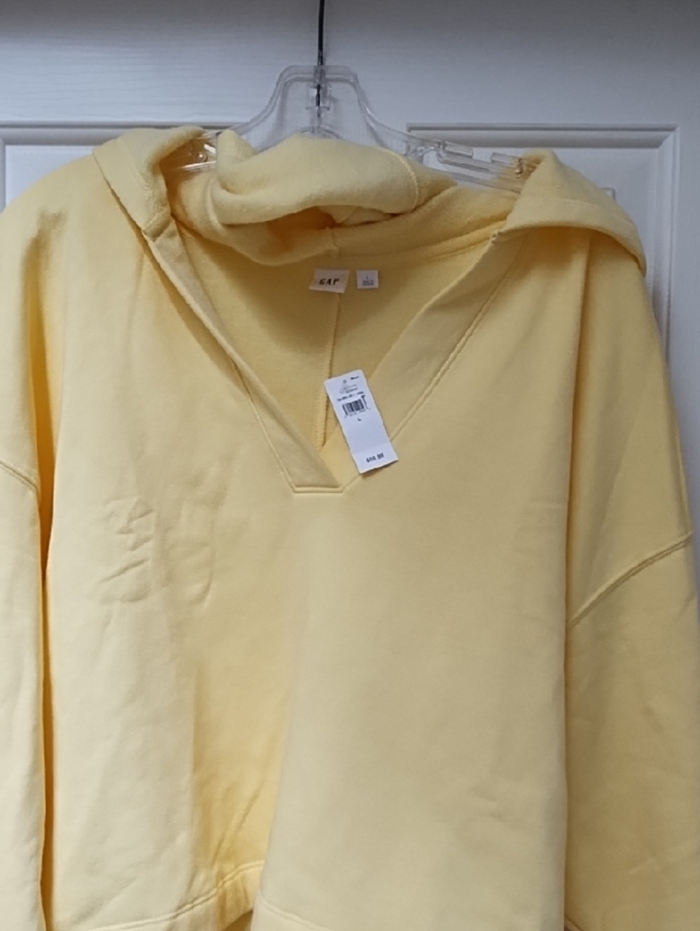 Gap Relaxed Fleece V-Neck Hoodie NWT! Super soft - Picture 5 of 5